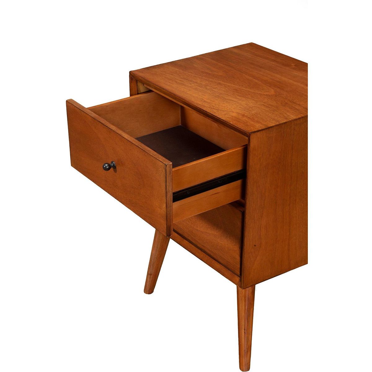 Flynn 2-Drawer Nightstand in Chestnut | Alpine Furniture - thumbnail 8