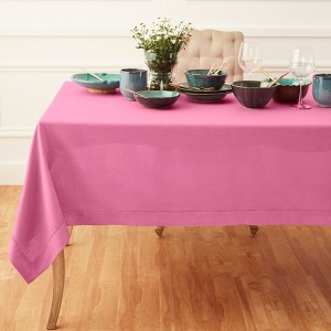 Solino Home Linen Tablecloth | Classic Hemstitch - 1 of 4