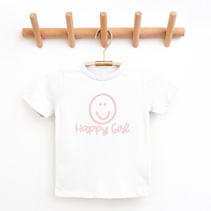 The Juniper Shop Happy Girl Smiley Face Youth Short Sleeve Tee - 1 of 2