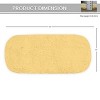 10"x22" Waterford Collection Yellow Cotton Tufted Bath Rug - Home Weavers - 3 of 4