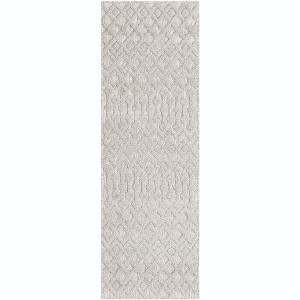 Unique Loom    Outdoor Trellis Textured Osage Area Rug - 1 of 4