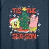 Women's - SpongeBob SquarePants - Tis The Season Lightweight French Terry Wide Neck Long Sleeve Shirt - 2 of 4