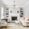 Ludomide 42" Retractable Crystal Ceiling Fans with Lights and Remote Modern Reverse Fandelier for Bedroom- Chrome - 2 of 4