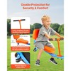 VEVOR Kids Seesaw, 300 lbs Load Capacity, Sit and Spin Teeter Totter, Swiveling 360 Degrees Rotating for Children Aged 3+, Orange&Blue - 3 of 4