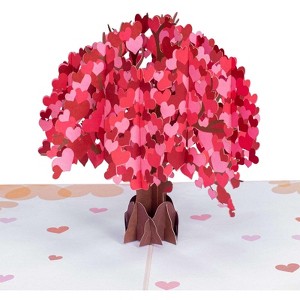 Paper Love 3D Heart Tree Pop Up Card - 1 of 4