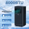 HOMCOM Portable Air Conditioner Fan with Remote, Evaporative Cooler, Home AC Unit with Dehumidifier - 3 of 4