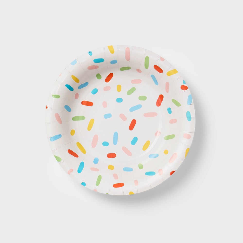 Photos - Other tableware 20ct Sprinkle Snack Plates - Spritz™