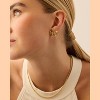 14K Gold Plated Cubic Zirconia Bow Stud Earrings for Women | Coquette Earring Pair - 4 of 4