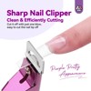 Saviland Nail Clippers with Magnets: Rose Nail Clipper for Nails Cutter with Sizer Magnets 15PCS  (Rose) (Rose) - 3 of 4
