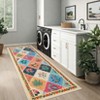 Washable Area Rugs Floral Print Floor Cover, Stain-Resistant Farmhouse Accent Carpet - 4 of 4