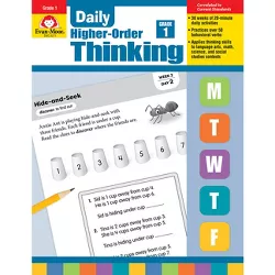 Daily Higher-Order Thinking, Grade 1 Teacher Edition - by  Evan-Moor Corporation (Paperback)