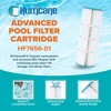 Hurricane Filters Spa Filter Cartridge for Unicel C-7656, PA50, Filbur FC-1240, Hayward Star-Clear C500, and Hayward Easy Clear C550, 4 Pack - 2 of 4
