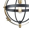 Elk Home Caldwell 1 - Light Pendant in  Matte Black/Satin Brass - 3 of 4