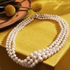 Ross-Simons 6-12.5mm Cultured Pearl 3-Strand Necklace With 14kt Yellow Gold - 3 of 4