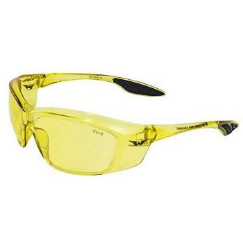 Global Vision Forerunner Safety Motorcycle Glasses with Yellow Lenses