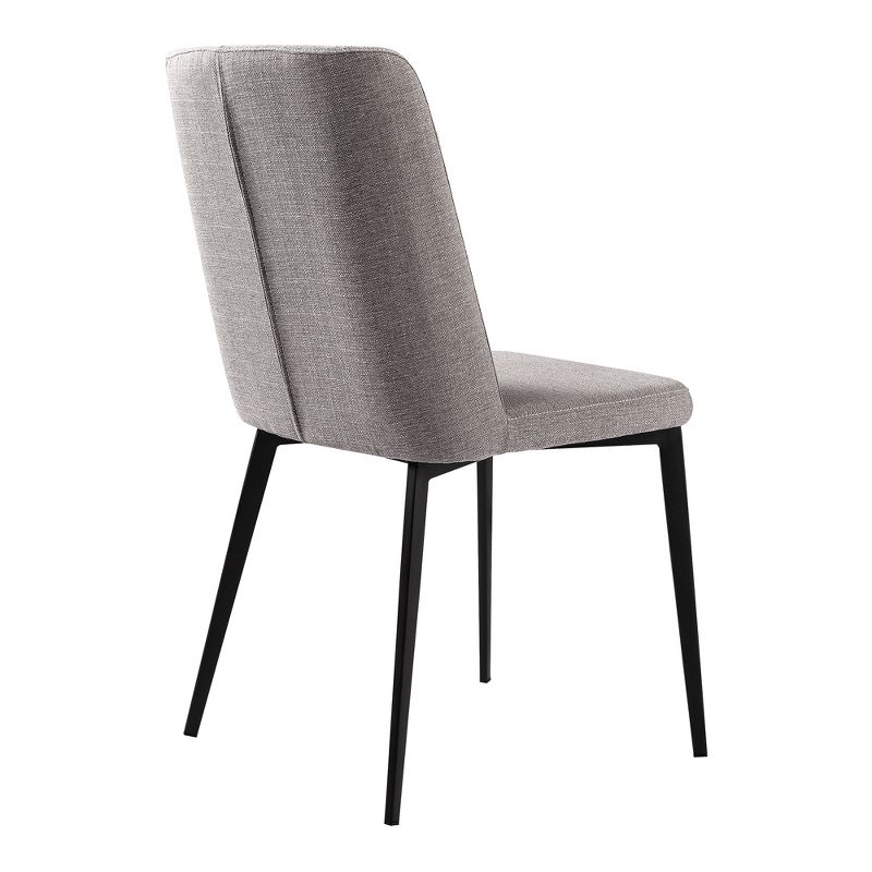 Set of 2 Homer Contemporary Dining Chair Gray - Modern Home, 4 of 11
