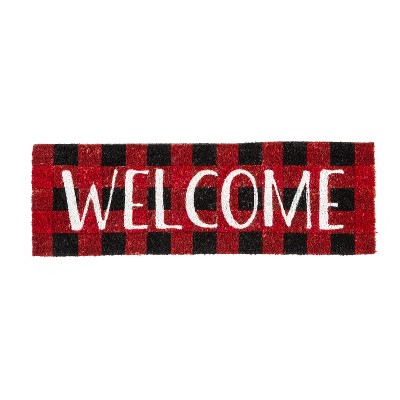 Evergreen Buffalo Plaid Welcome Kensington Switch Mat