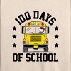 Women's - Peanuts - Snoopy One Hundred Days Of School Lightweight French Terry Wide Neck Long Sleeve Shirt - 2 of 4