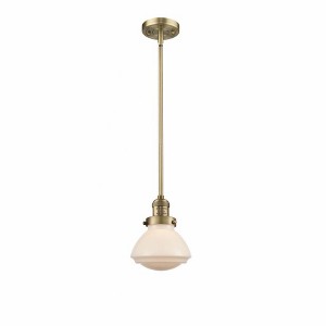 Olean - 1 Light Stem Hung Mini Pendant In Industrial Style-7.75 Inches Tall and 6.75 Inches Wide - 1 of 1
