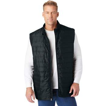 KingSize Men's Big & Tall Packable puffer vest