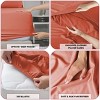 6 Piece Bed Sheet Set Ultra Soft Brushed Microfiber Solid Sheets with Pillow Cases - Lux Decor Collection - 4 of 4