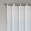 Kumasinova 84" Color-Block Single Curtains Panel,Transitional Window Panels with Rod Pocket & Back Tabs,Kitchen Curtains for Living Room & Bedroom - 4 of 4