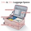 YONWAY 3 Piece Luggage Set, 100% PC Hardside Lightweight Expandable Travel Laggage, with TSA Lock & Spinner Wheels - 2 of 4