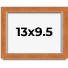 PosterPalooza | Photo Size Flat Brown Picture Frame - UV Acrylic, Foam Board Backing, Hanging Hardware - 2 of 4