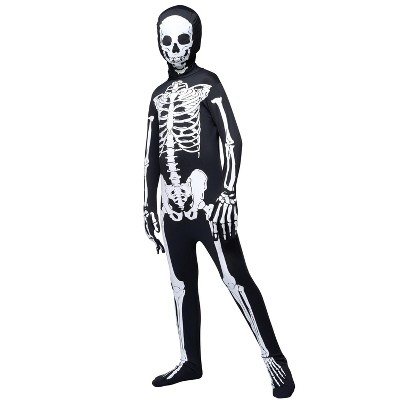 Joyfy Halloween Kids Scary 3D Skeleton Costume for Boys, Toddlers Skeleton Costume for Halloween Dress Up