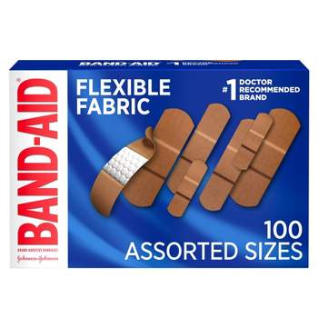 20 BAND-AID BRAND ADHESIVE BANDAGES TOUGH STRIPS BOX 5X STRONGER