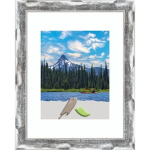 Amanti Art Scratched Wave Chrome Picture Frame - 1 of 4