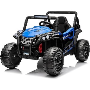 12V Kids Ride On UTV Car,Electric Off-Road Truck,Ride On Truck with Remote Control,Led Lights,Spring Suspension for 3-8 Years - 1 of 4