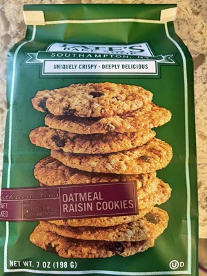 Tate's Bake Shop Oatmeal Raisin Cookies - 7oz : Target