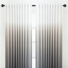 Chanasya 2pk Gradient Ombre Faux Belgian Flax Semi Sheer Window Curtain Panels - Set of 2 - 3 of 4