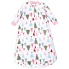 Hudson Baby Infant Girl Long-Sleeve Fleece Sleeping Bag, Sparkle Trees, 0-9 Months - 3 of 3