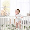 Sweet Jojo Designs Girl Baby Fitted Crib Sheet Watercolor Magnolia Green and Ivory - 2 of 4