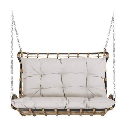 Double porch swing outlet cushion