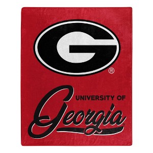 NCAA Signature Georgia Bulldogs 50 x 60 Raschel Throw Blanket - 1 of 3