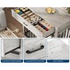 37.8" Wooden Dog Crate Furniture - Farmhouse Style w/Storage Drawer, Indoor Kennel Table for Small/Medium Dogs, Pet House End Side Table - 2 of 4