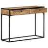 vidaXL Console Table 39.4 in.x13.8 in.x29.5 in. Solid Mango Wood - 2 of 4