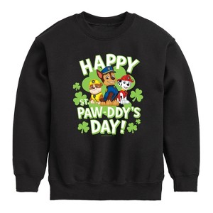 Boys' - Nickelodeon - Paw Patrol Graphic Long Sleeve Fleece Sweatshirt - 1 of 4