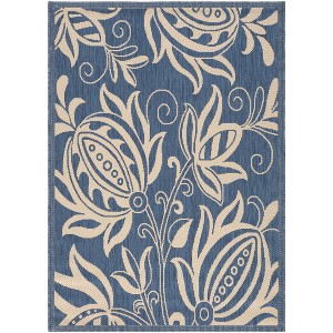 Courtyard CY2961 UV & Stain Resistant Non-Shedding Power Loomed Indoor/Outdoor Rugs - Safavieh - 1 of 4