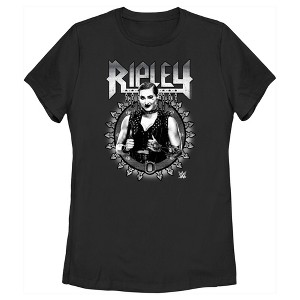 Women's WWE Ripley Black and White Photo T-Shirt - 1 of 4