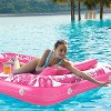 Jasonwell 4-in-1 Inflatable Tanning Lounger, Sun Tan Tub & Pool Raft, Water-Filled Mat/Pad for Adults & Kids (XL), Rose Pink - 3 of 4