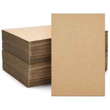 36 Packs 12x12 inch Cardboard Sheets, Premium White Corrugated Cardboard Backing and Corrugated Inserts Bulk for Shipping, Mailing,T-Shirts, DIY