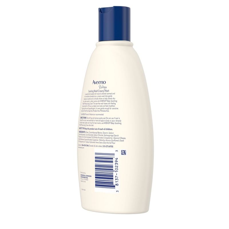 Aveeno Baby Soothing Relief Creamy Wash - 12 fl oz, 6 of 12