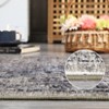 Retro Distressed Rug for Living Room Bedroom Decor Vintage Soft Thin Low Pile Soft Area Rug Indoor Washable Non Slip Carpet - 3 of 4