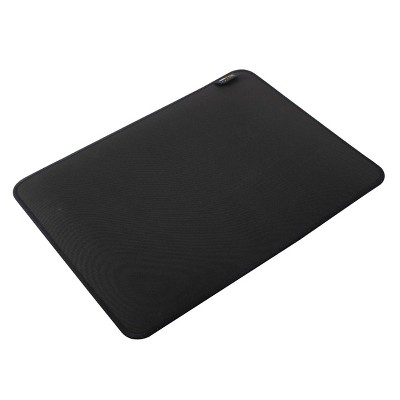 Insten Gaming Mouse Pad with Stitched Edge, Water-Resistant, Non-Slip Rubber Base, Black 10.24 x 13.78 in