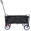 VisioGear Portable Folding Beach Wagons with Wheels, Portable Carts with Handle, Black, 40.55"*21.26"*46.46" - 2 of 4