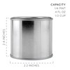 Cornucopia Brands Metal Paint Cans w/ Lids, 6pk; Empty Unlined Mini Paint / Solvent Pails - 3 of 4